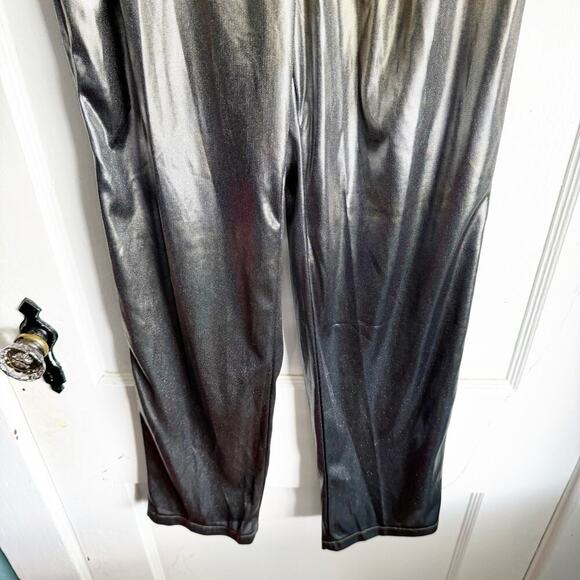 Vintage L Rothschild Night Life for Lilli Ann Metallic Pull on Pants Retro Small - Picture 2 of 13